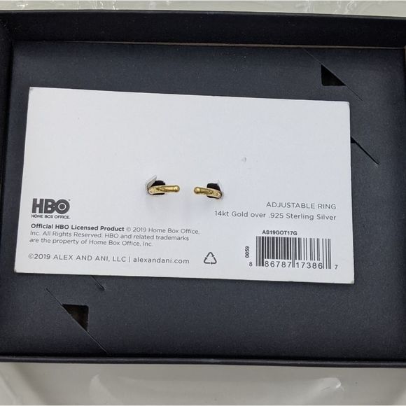 Alex and Ani GOT 14kt Gold Lannister Signet Ring - Picture 6 of 9